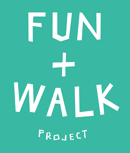 ロゴ：スポーツ庁のFUN+WALK PROJECT